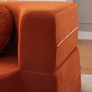 Foldable Bed Modular Retro Arm Compressed Sofa - view 3