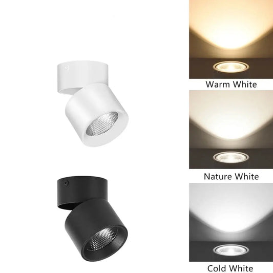 Foldable Spot Light Ceiling Lamp - 7W / White-Warm White - Ceiling Lamp