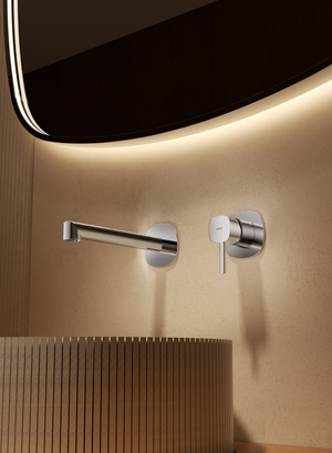 Toscana Chrome Concealed Single Lever Basin Mixer, view 4