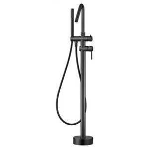 Corsica Freestanding Bathtub Faucet Single Lever Black, main product view