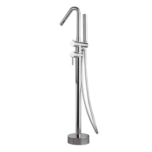 Freestanding Single Lever Bathtub Faucet Chrome, main product view