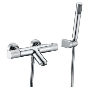 Chrome Thermostatic Shower Faucet with Temperature Control, main product view