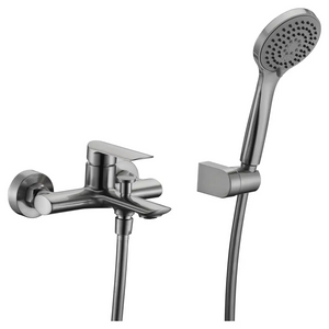 Ural Bathroom Shower Faucet in Brushed Nickel, main product view