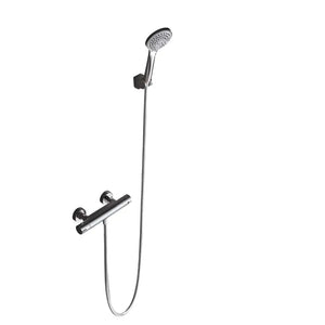 Creta Thermostatic Shower Faucet Chrome Finish, main product view