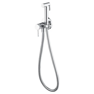 Chrome Built-in Bidet Faucet Modern Minimalist Design, main product view
