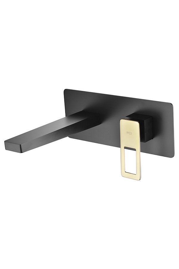 Black Gold Gloss Single Lever Sink Faucet, mixer detail
