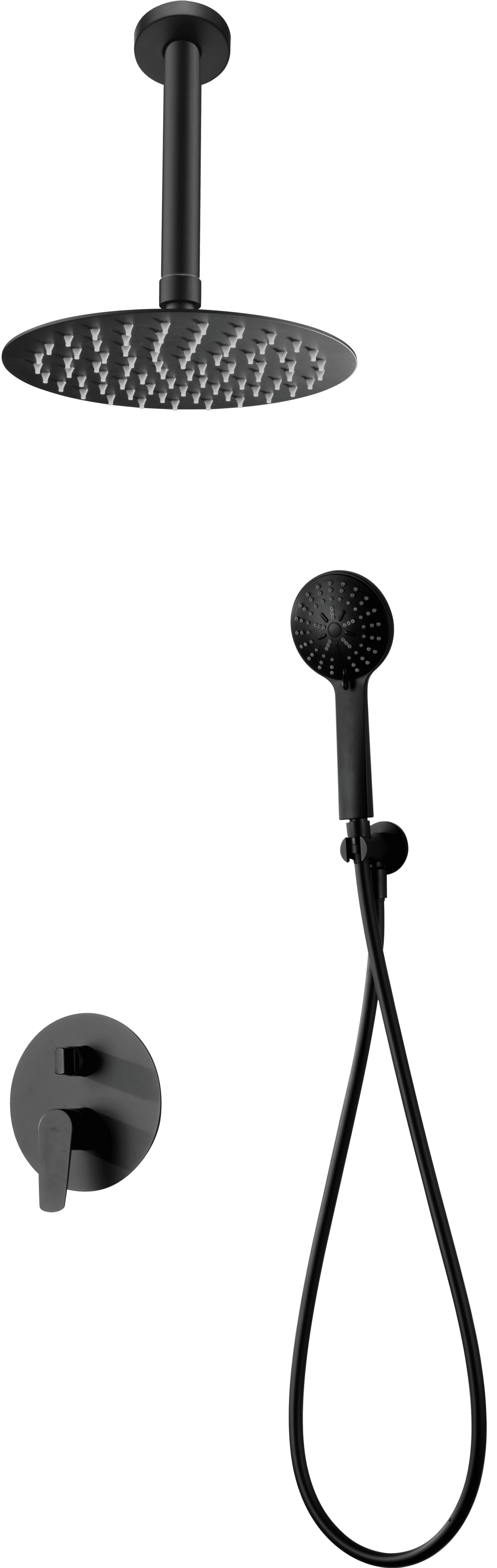 Conjunto de ducha empotrado monomando Bruselas mate | IMEX