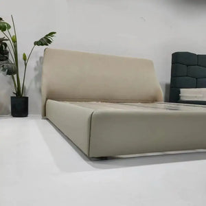 Italian Minimalist Platform Bed 200cm Padded Headrest - view 6