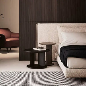 Italian Minimalist Widescreen Flat Floor Bed Frame - Beige / 180 x 200 cm - Bedroom