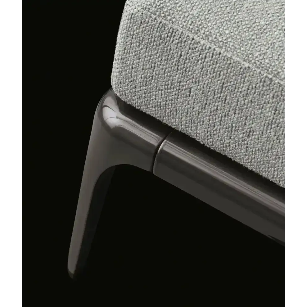 Italian Modern Minimalist High End Bed Frame - Beige - Bedroom