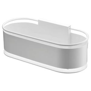 Matte White Soap Dish Modern Bathroom Accessory, main product view
