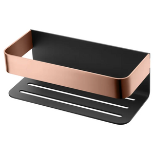 Black Rose Gold Soap Dish Modern Bathroom Accessory, main product view