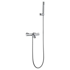 Chrome Thermostatic Shower Bath Kit Modern Design, main product view