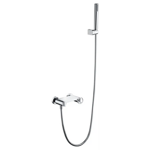 Chrome Single Lever Shower Kit Modern Design, main product view