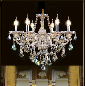 Large Crystal Tears Chandelier Lamp - Chandelier