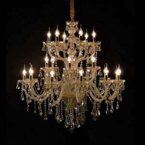 Large Crystal Tears Chandelier Lamp - Chandelier