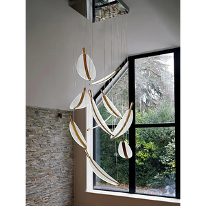 Modern Spiral LED Chandelier Pendant Light Remote Dimming - view 15