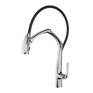 LED Display Sensor Pull Out 3 Function Spray Touchless - Chrome / G1/2 - Faucets