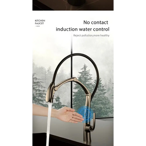 LED Display Sensor Pull Out 3 Function Spray Touchless - Faucets