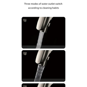 LED Display Sensor Pull Out 3 Function Spray Touchless - Faucets