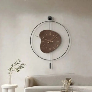 London Luminous Wall Clock Digital Minimalist Pendulum - Wall Clocks