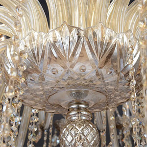 8-Arm Crystal Chandelier 74cm Polished Chrome Luxury Lighting - view 3