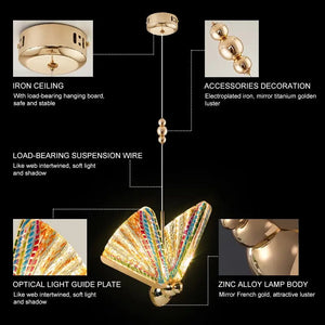 Luxury Butterfly Pendant Lamps - Rattan Lamp