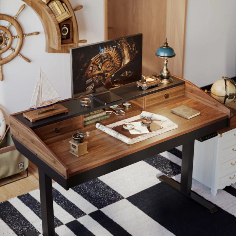 Escritorio de pie de lujo estilo caribeño