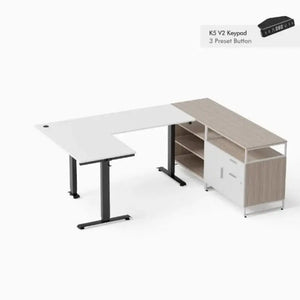 Executive & Luxury Standing Desk - 63 x 48 / U-shaped /
