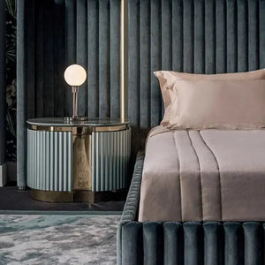 Double Backrest Upholstered Bed Frame 180x200cm - view 3