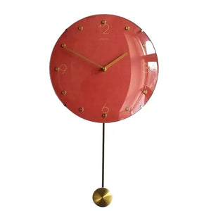 Nordic Metal Pendulum Wall Clock 30cm Modern Vintage - view 12