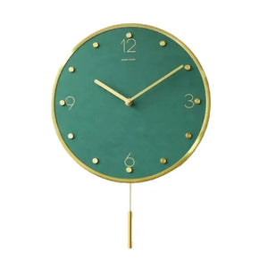 Nordic Metal Pendulum Wall Clock 30cm Modern Vintage - view 5