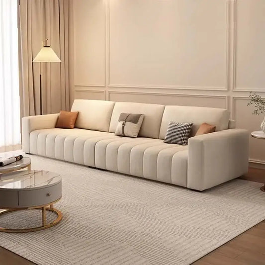 Minimalist Puff Modern 3 Seats Nordic Sofa - 190 x 80 x 95 cm - Sofa