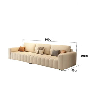 Minimalist Puff Modern 3 Seats Nordic Sofa - Sofa