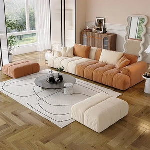 Minimalist Sectional Modular Compressed Sofa - Compressed Sofa