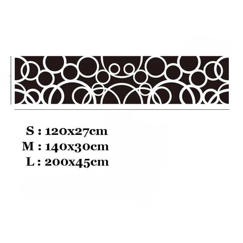 Etiqueta engomada del espejo Decoración de la pared Calcomanía 3D