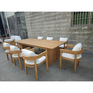 Modern aluminum 4-person outdoor sofa set in cappuccino, showcasing durable weather-resistant frame construction and contempo