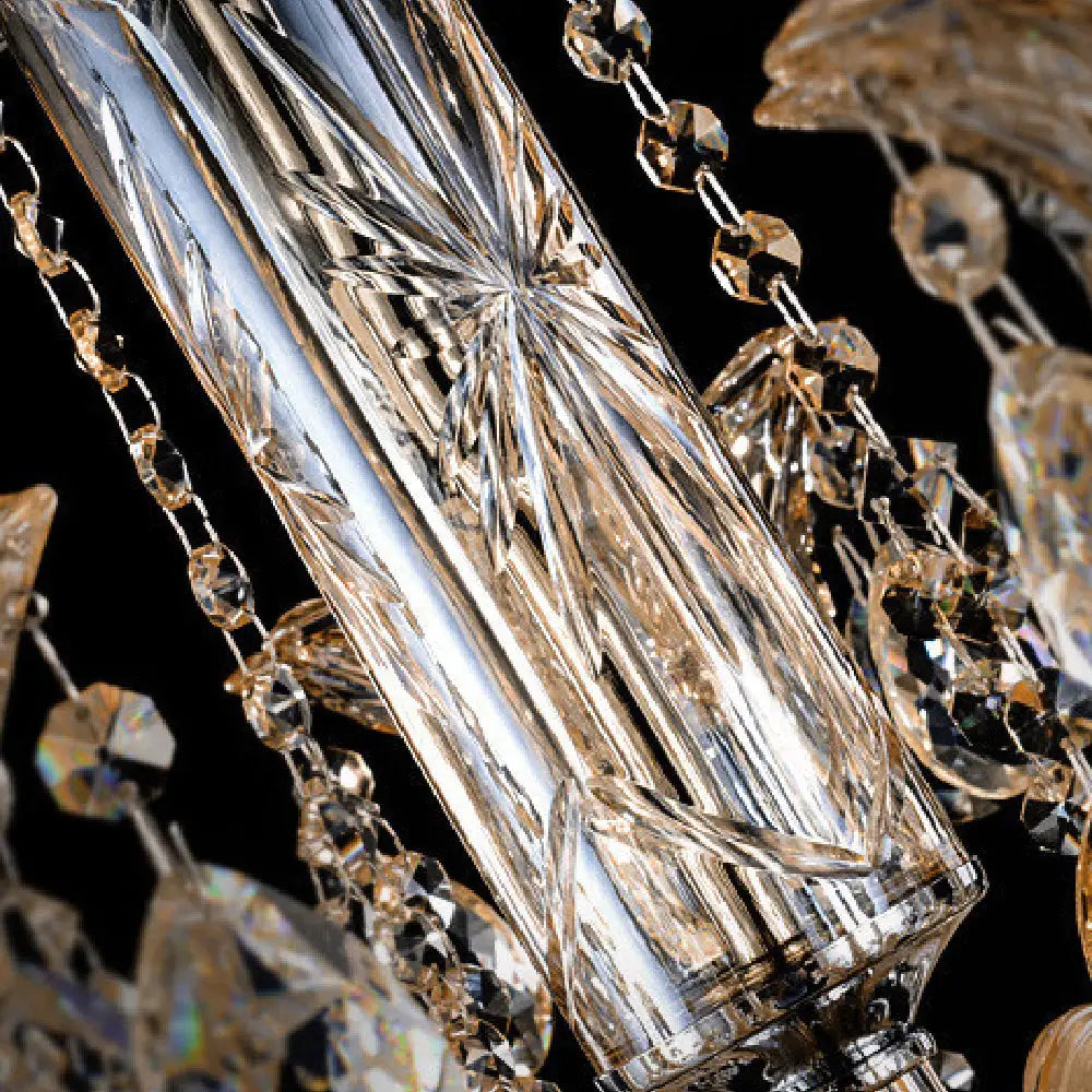 Modern Crystal K9 Candle Chandelier Lamp - Chandelier