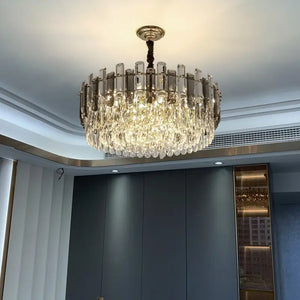 Modern Crystal Luxury Chandelier Golden Lamp - Chandelier