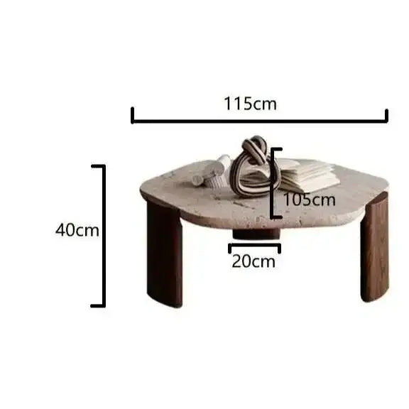 Modern Design Solid Wood Coffee Table - 115 x 40 cm - Multifunctional coffee table