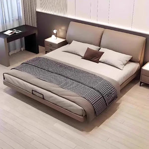 Modern Levitation Double Side Table Bed Frame - Bedroom