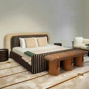 Modern Luxury King Headboard Bed Frame - Bedroom