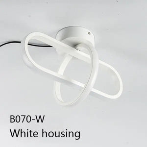 Modern Minimalist Abstrac Ceiling Lamp - White Housing 2 / Warm White - Lamps