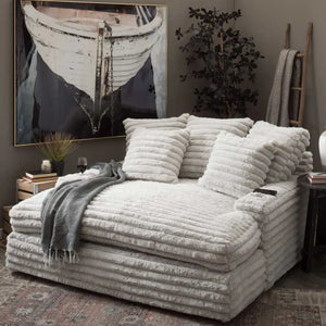 Corduroy cloud sofa 3-seater compressed modern minimalist design furniture