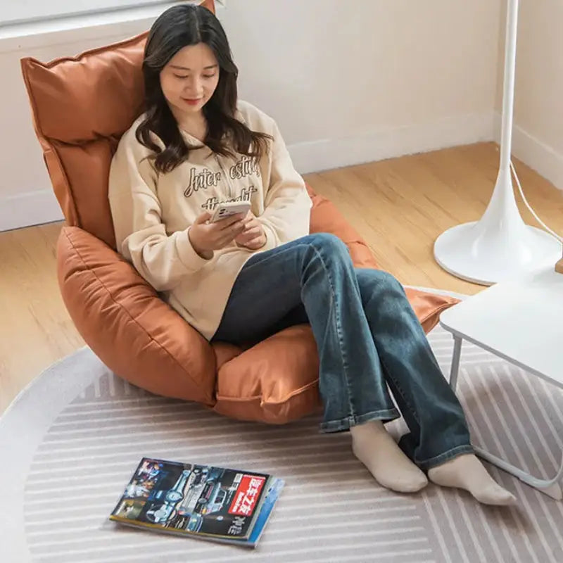 Foldable Bean Bag Chair Modern Minimalist Design - view 2