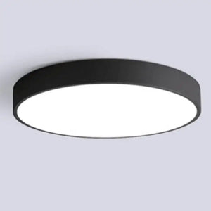 Modern Minimalist LED Flush Mount Ceiling Lamp - Black / D23CM-12W / Neutral Light - 4000k - Ceiling Lamp