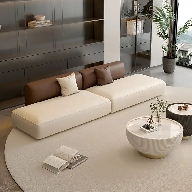 Modern Minimalist Nordic PU Leather Compressed Sofa Set - 170X80X70CM - Compressed Sofa