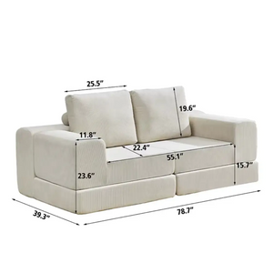 Modular Compressed Sectional Sofa Bed 2-3 Seat - view 10