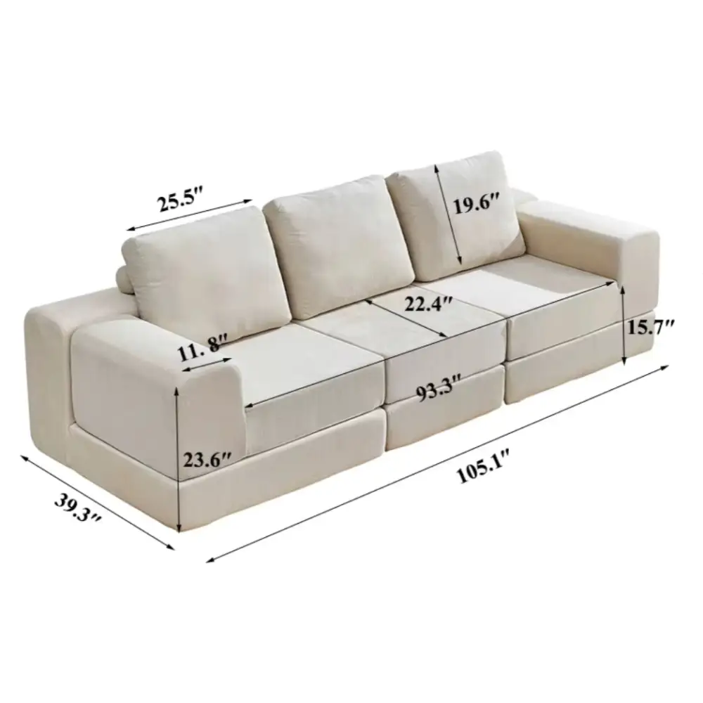 Modern Sectional Modular Compressed Sofa Bed - Compressed Sofa