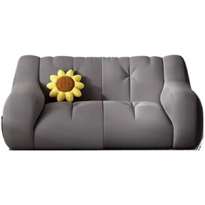 Modular Double Bean Bag Sectional Sofa in Velvet - view 4